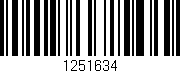 Código de barras (EAN, GTIN, SKU, ISBN): '1251634'