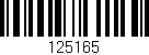 Código de barras (EAN, GTIN, SKU, ISBN): '125165'