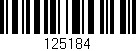Código de barras (EAN, GTIN, SKU, ISBN): '125184'