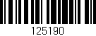 Código de barras (EAN, GTIN, SKU, ISBN): '125190'