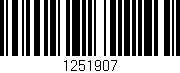 Código de barras (EAN, GTIN, SKU, ISBN): '1251907'