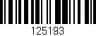 Código de barras (EAN, GTIN, SKU, ISBN): '125193'