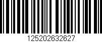 Código de barras (EAN, GTIN, SKU, ISBN): '125202632627'