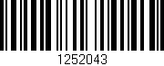 Código de barras (EAN, GTIN, SKU, ISBN): '1252043'