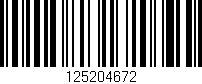 Código de barras (EAN, GTIN, SKU, ISBN): '125204672'
