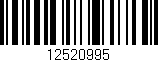 Código de barras (EAN, GTIN, SKU, ISBN): '12520995'
