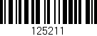 Código de barras (EAN, GTIN, SKU, ISBN): '125211'