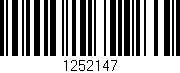 Código de barras (EAN, GTIN, SKU, ISBN): '1252147'