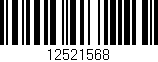 Código de barras (EAN, GTIN, SKU, ISBN): '12521568'