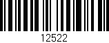 Código de barras (EAN, GTIN, SKU, ISBN): '12522'