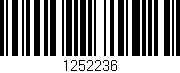Código de barras (EAN, GTIN, SKU, ISBN): '1252236'