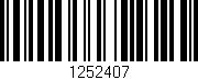 Código de barras (EAN, GTIN, SKU, ISBN): '1252407'