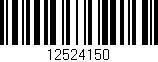 Código de barras (EAN, GTIN, SKU, ISBN): '12524150'