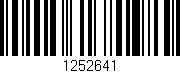Código de barras (EAN, GTIN, SKU, ISBN): '1252641'