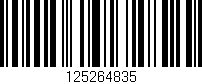 Código de barras (EAN, GTIN, SKU, ISBN): '125264835'