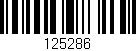 Código de barras (EAN, GTIN, SKU, ISBN): '125286'