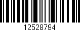 Código de barras (EAN, GTIN, SKU, ISBN): '12528794'