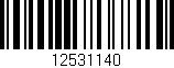 Código de barras (EAN, GTIN, SKU, ISBN): '12531140'