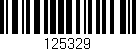 Código de barras (EAN, GTIN, SKU, ISBN): '125329'