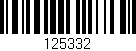 Código de barras (EAN, GTIN, SKU, ISBN): '125332'