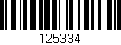 Código de barras (EAN, GTIN, SKU, ISBN): '125334'