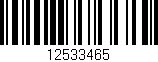 Código de barras (EAN, GTIN, SKU, ISBN): '12533465'