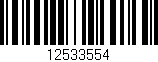 Código de barras (EAN, GTIN, SKU, ISBN): '12533554'