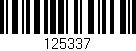 Código de barras (EAN, GTIN, SKU, ISBN): '125337'