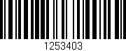 Código de barras (EAN, GTIN, SKU, ISBN): '1253403'