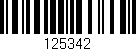 Código de barras (EAN, GTIN, SKU, ISBN): '125342'