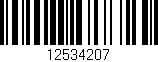 Código de barras (EAN, GTIN, SKU, ISBN): '12534207'