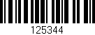 Código de barras (EAN, GTIN, SKU, ISBN): '125344'