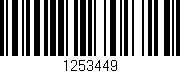 Código de barras (EAN, GTIN, SKU, ISBN): '1253449'