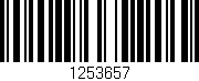 Código de barras (EAN, GTIN, SKU, ISBN): '1253657'
