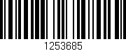 Código de barras (EAN, GTIN, SKU, ISBN): '1253685'