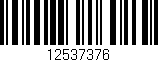 Código de barras (EAN, GTIN, SKU, ISBN): '12537376'
