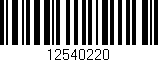 Código de barras (EAN, GTIN, SKU, ISBN): '12540220'