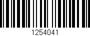 Código de barras (EAN, GTIN, SKU, ISBN): '1254041'