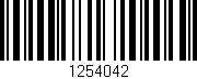 Código de barras (EAN, GTIN, SKU, ISBN): '1254042'