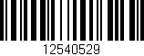 Código de barras (EAN, GTIN, SKU, ISBN): '12540529'