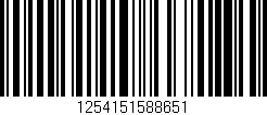 Código de barras (EAN, GTIN, SKU, ISBN): '1254151588651'