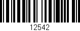 Código de barras (EAN, GTIN, SKU, ISBN): '12542'