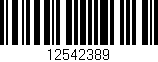 Código de barras (EAN, GTIN, SKU, ISBN): '12542389'