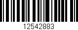 Código de barras (EAN, GTIN, SKU, ISBN): '12542883'