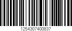 Código de barras (EAN, GTIN, SKU, ISBN): '1254307400837'