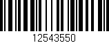 Código de barras (EAN, GTIN, SKU, ISBN): '12543550'
