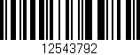 Código de barras (EAN, GTIN, SKU, ISBN): '12543792'