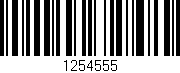 Código de barras (EAN, GTIN, SKU, ISBN): '1254555'