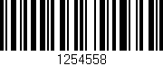 Código de barras (EAN, GTIN, SKU, ISBN): '1254558'