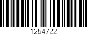 Código de barras (EAN, GTIN, SKU, ISBN): '1254722'